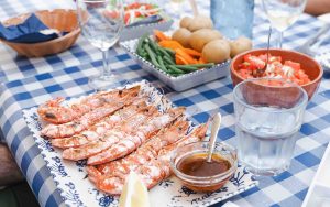 Best grilled prawns in the world are found at Casa Corvo, Fuseta, Algarve