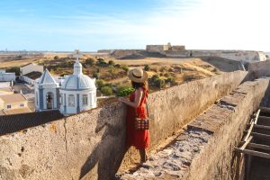The castle and town of Castro Marim