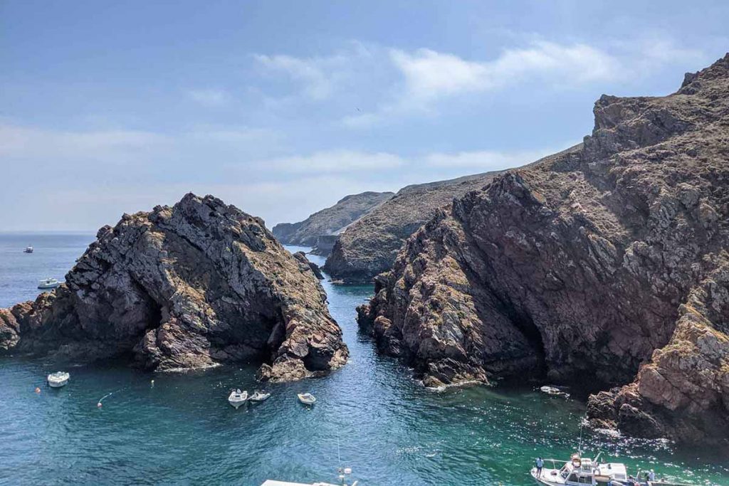 View of Berlengas Island off the coast of Portugal, one of Lisbon's best summer day trips