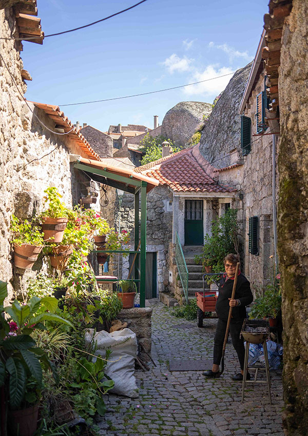Village life in Monsanto Historic Rock Village Portugal