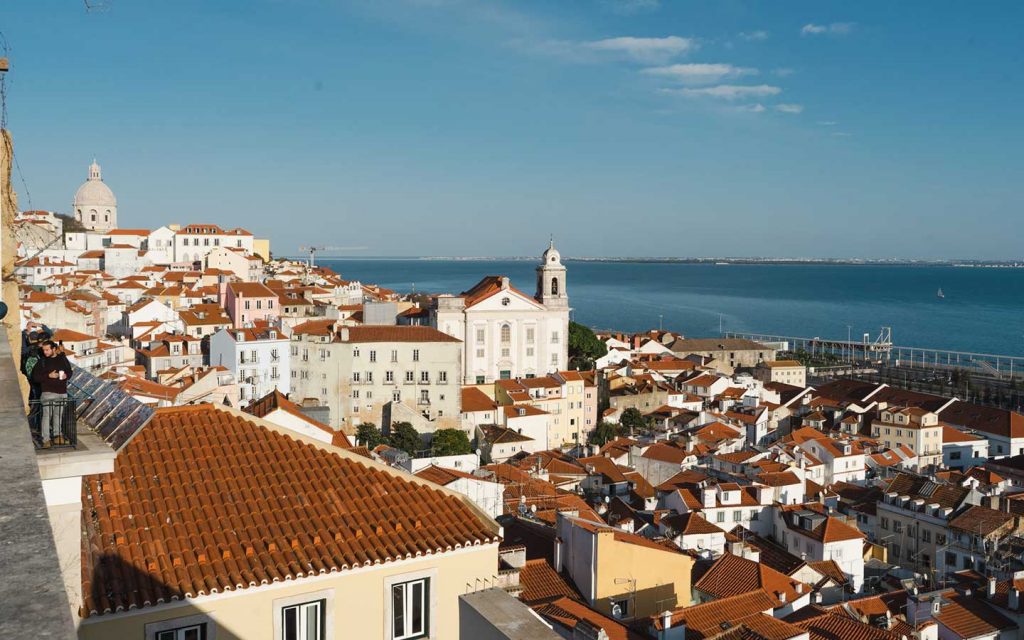Miradouro Santa Luzia is one of the best miradouros or viewpoints in Lisbon