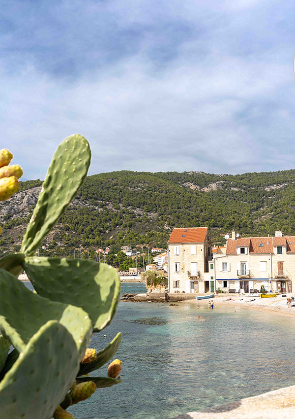 Komiza on Vis Island in Croatia
