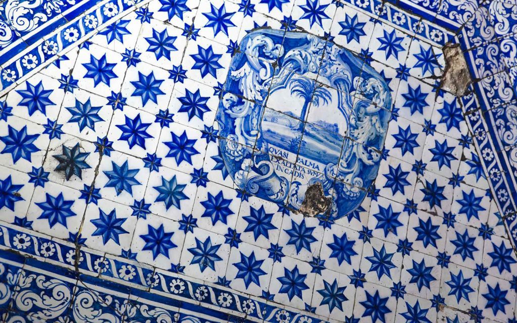 Tiles of Nazare's Ermida da Memoria
