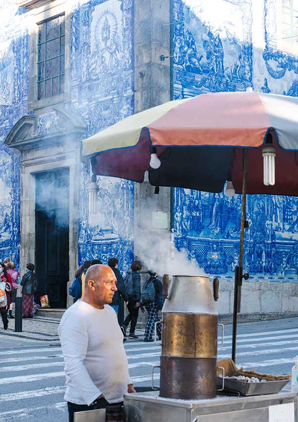Tiles at Capela das Almas de Catarina or Santa Catarina Chapel in Porto