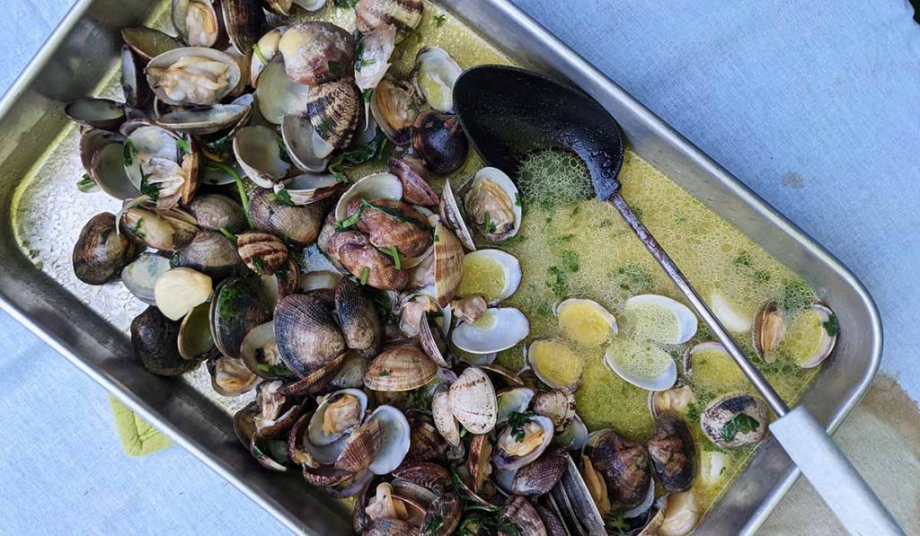 Ameijoas a bulhao pato is one of my favourite Portuguese dishes