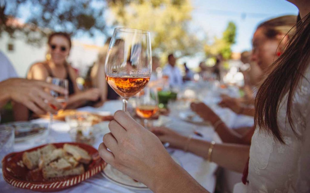 Wine at Morgado do Quintão, Lagoa, Portugal