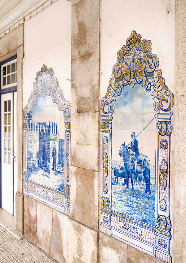 Estação de Santarém Train Station tiles azulejos