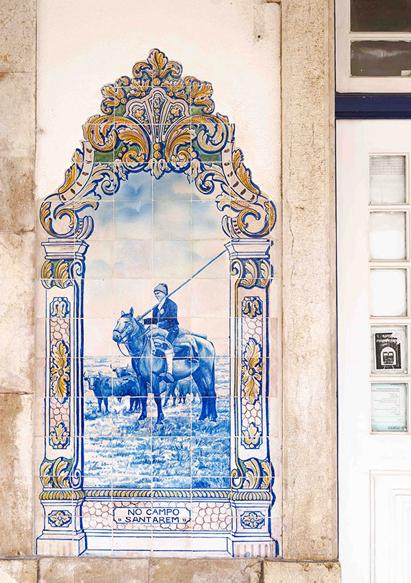 Estação de Santarém Train Station tiles azulejos