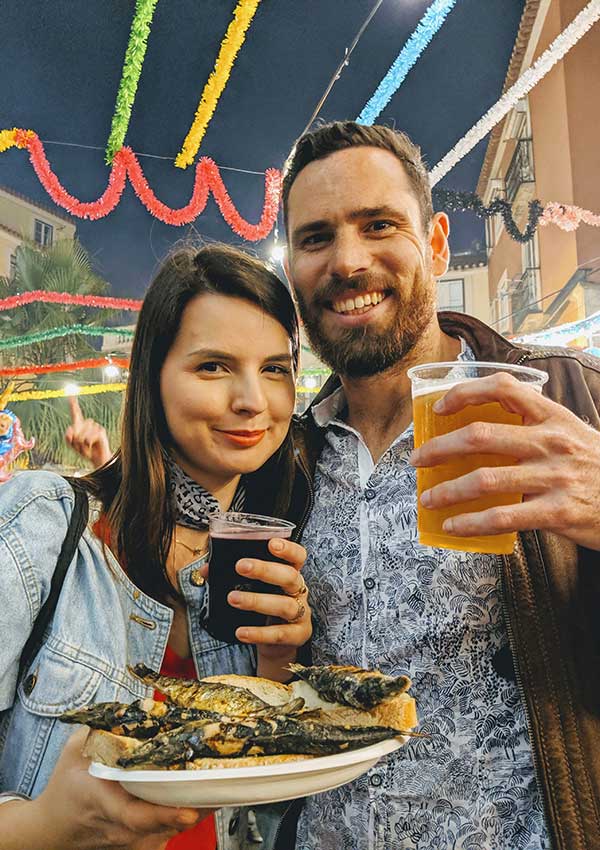 lisbon santos populares sardines and beer