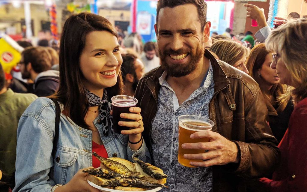 Sardines at Lisbon's Santo antonio festival