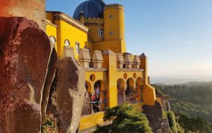 Pena Palace is absolutely beautiful. It's one of the best things to do in Sintra near Lisbon