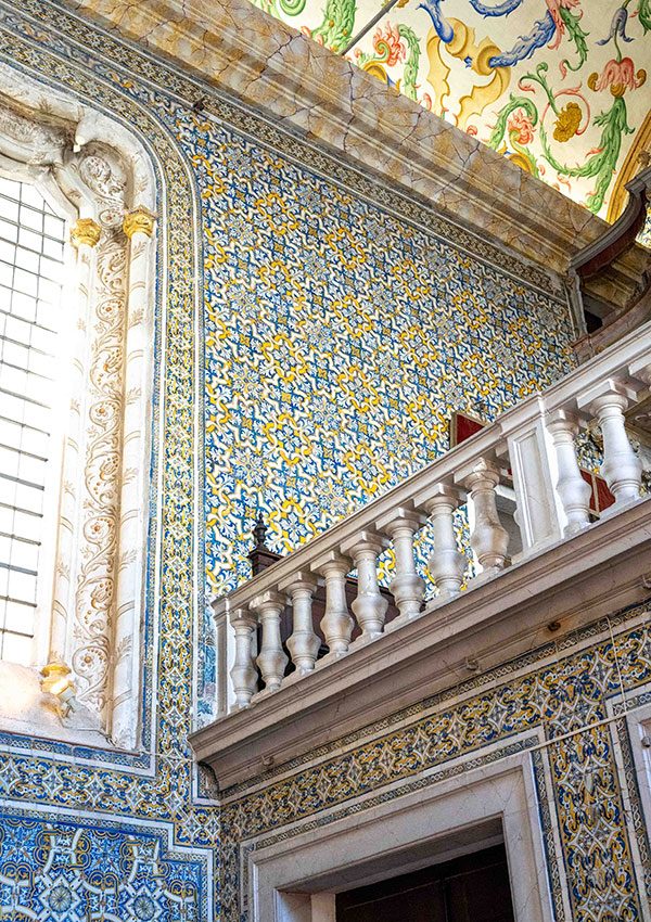 Tile of the day - Capela de São Miguel - University of Coimbra