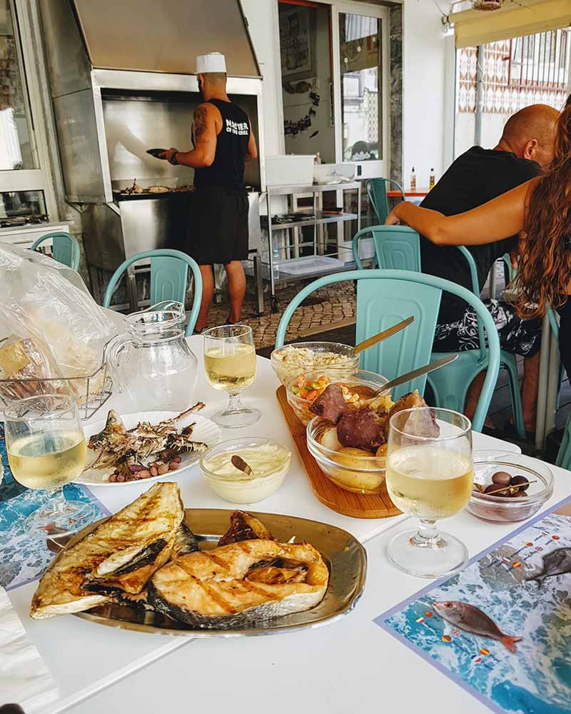 Vai e Volta fish buffet, Olhao, Portugal