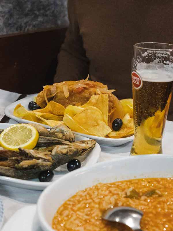 Dishes at O Buraco, Porto, Portugal