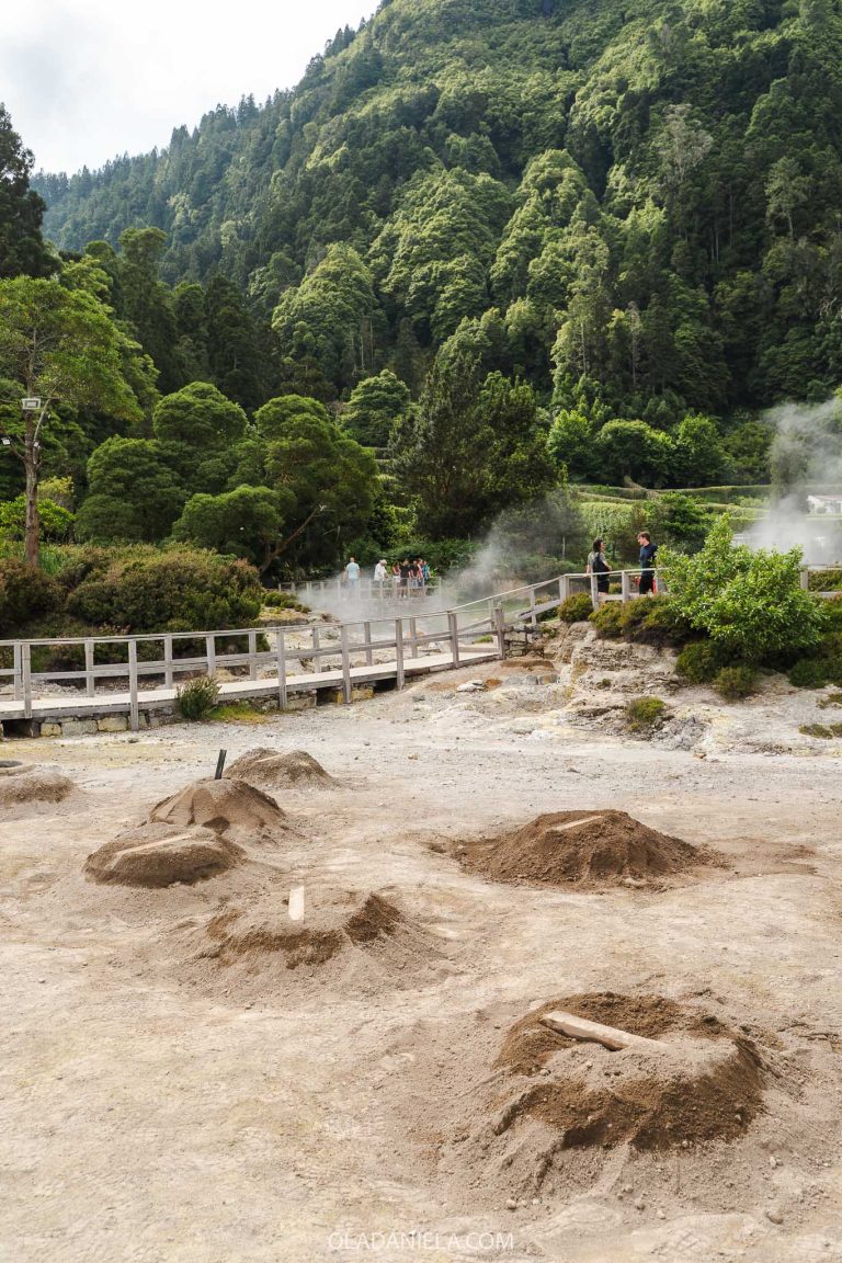 Fumaroles at Furnas on São Miguel Island, Azores